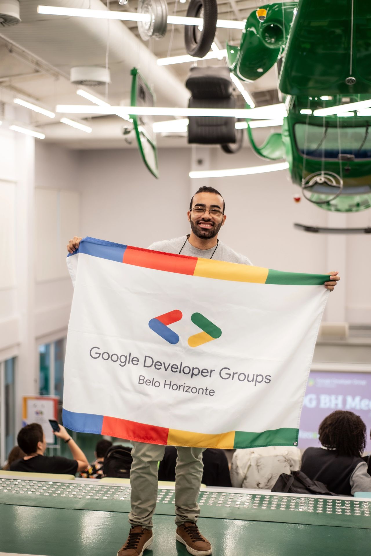 Victor Augusto at a GDG Belo Horizonte community event