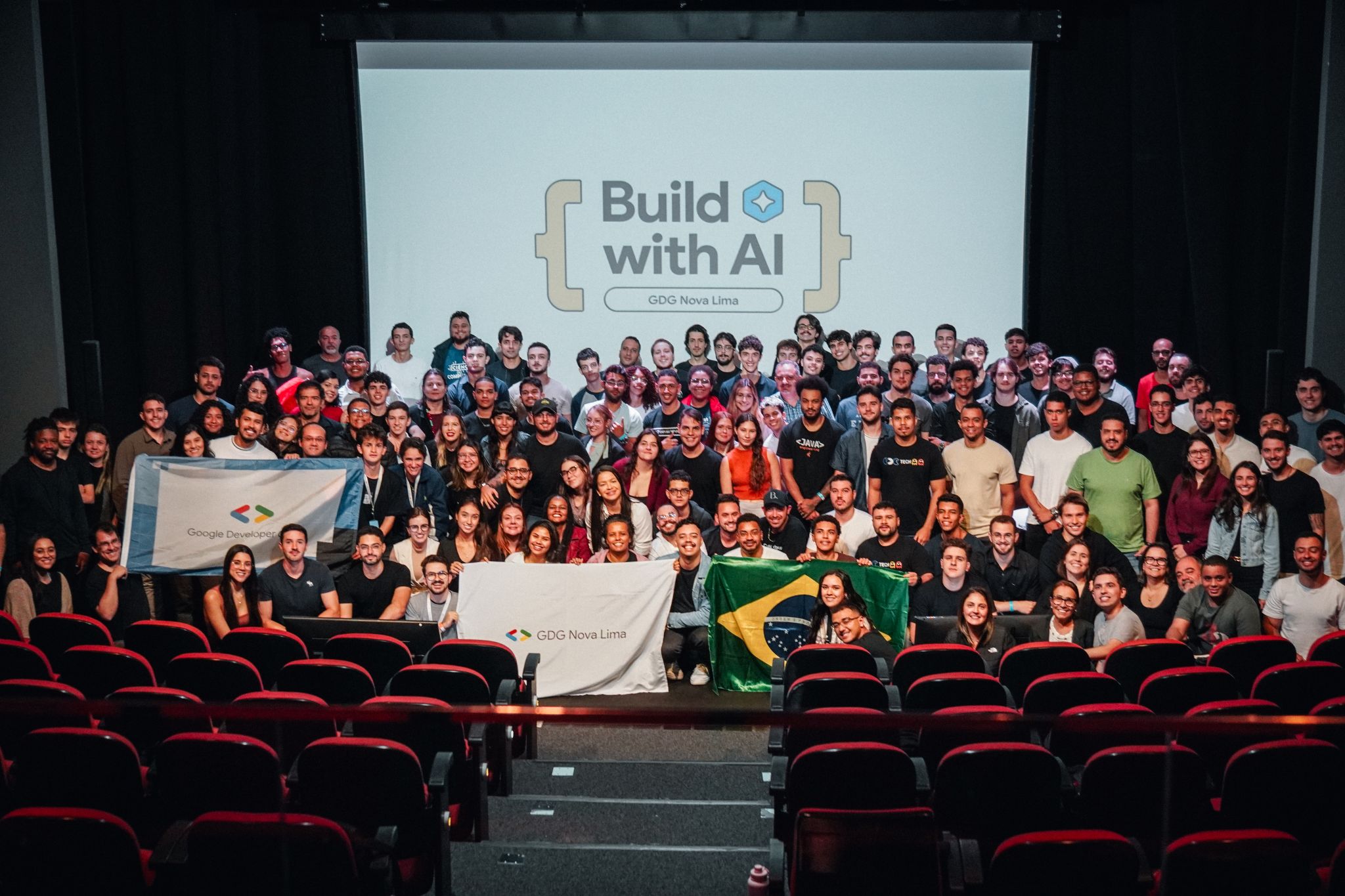 Victor Augusto at Build with AI, by GDG Nova Lima